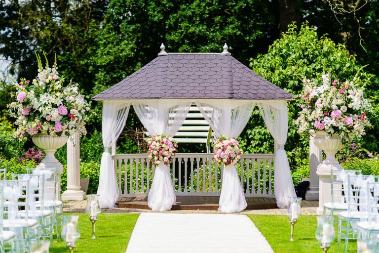 trunkwell house hotel setup for a wedding