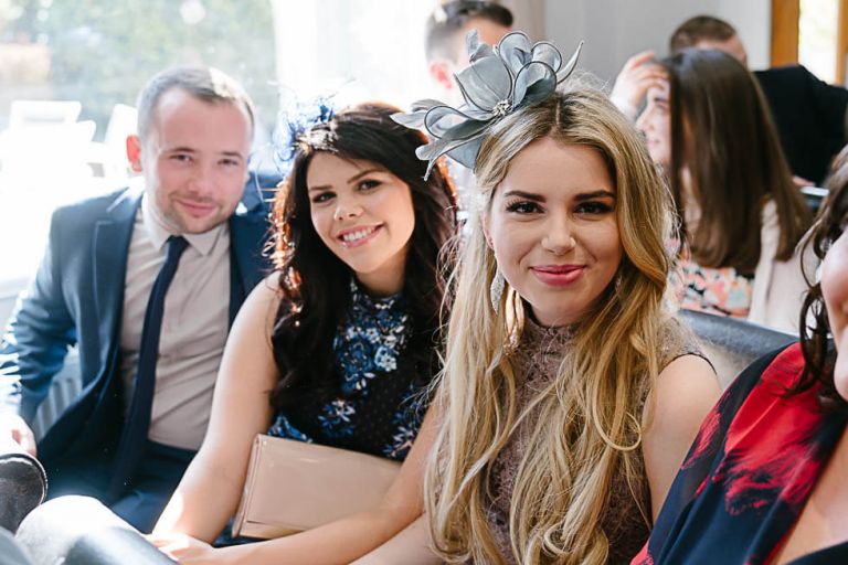 guests having fun at the balmer lawn hotel at a wedding