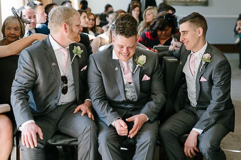 guests having fun at the balmer lawn hotel at a wedding
