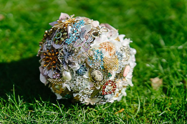 bridal bouquet at the balmer lawn hotel at a wedding
