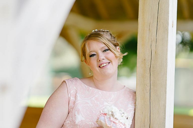 bridesmaid having fun at the balmer lawn hotel at a wedding