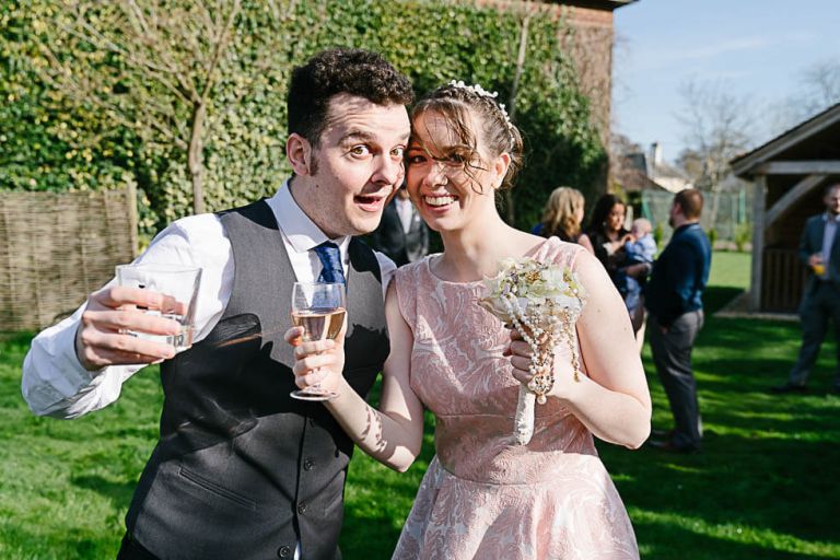 guests having fun at the balmer lawn hotel at a wedding