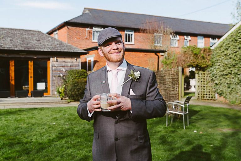 best man at the balmer lawn hotel at a wedding