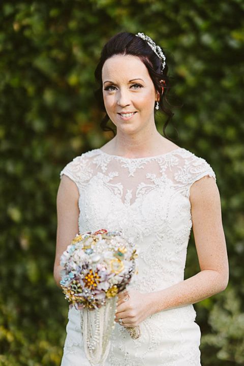 bridal portrait at the balmer lawn hotel at a wedding