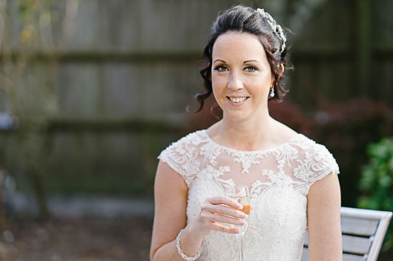 bridal portrait at the balmer lawn hotel at a wedding