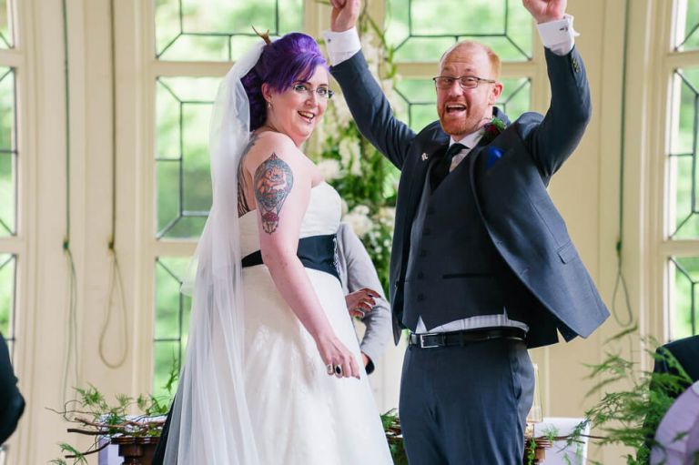 highcliffe castle - fun vegan wedding in dorset