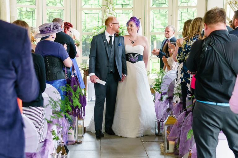 highcliffe castle - fun vegan wedding in dorset