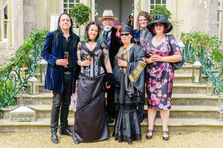 highcliffe castle - fun vegan wedding in dorset