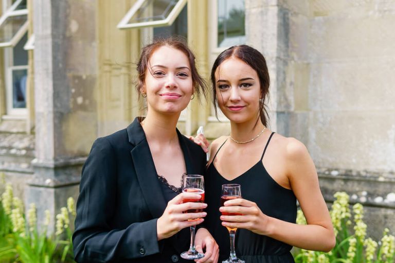 highcliffe castle - fun vegan wedding in dorset