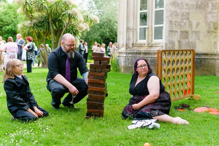 highcliffe castle - fun vegan wedding in dorset
