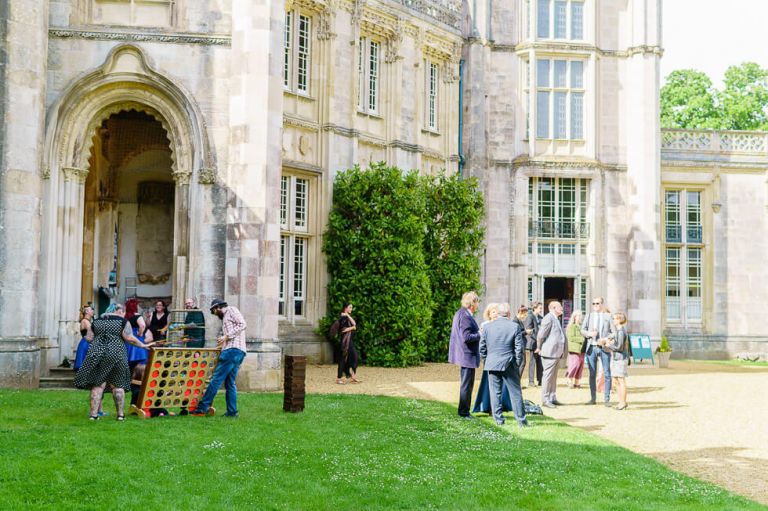 highcliffe castle - fun vegan wedding in dorset