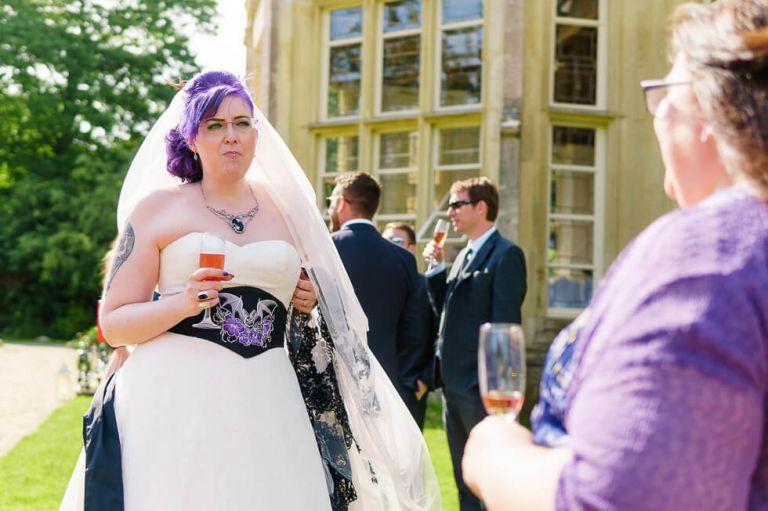 highcliffe castle - fun vegan wedding in dorset