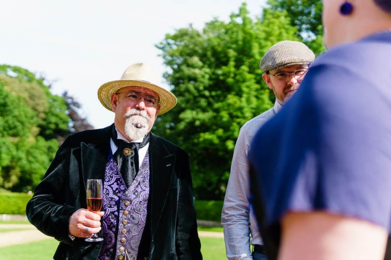 highcliffe castle - fun vegan wedding in dorset