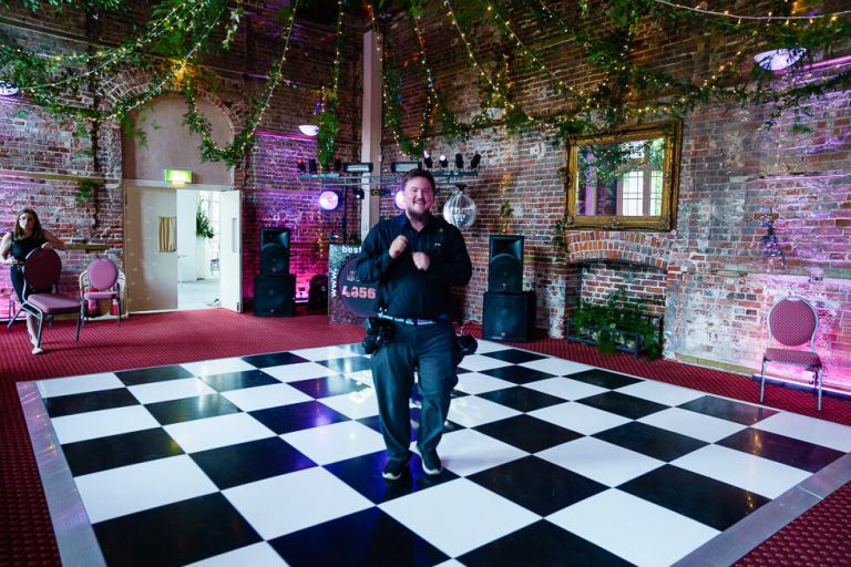 highcliffe castle - fun vegan wedding in dorset