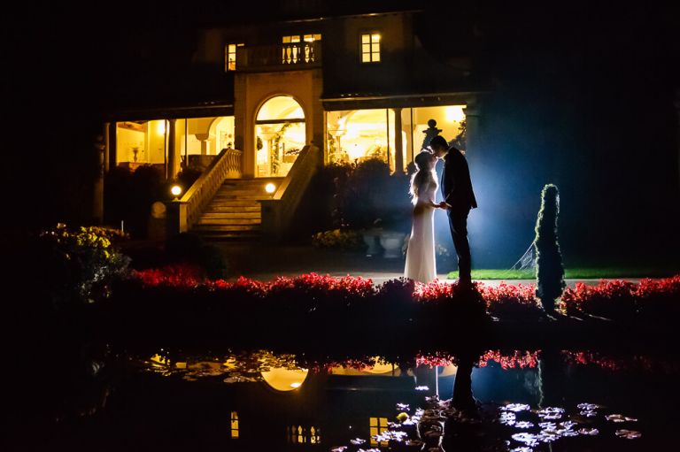 A wonderful wedding day and night at the italian villa