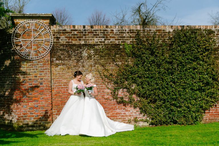 Wonderful wedding at the orangery suite in wimborne with brides Kate and Stacey