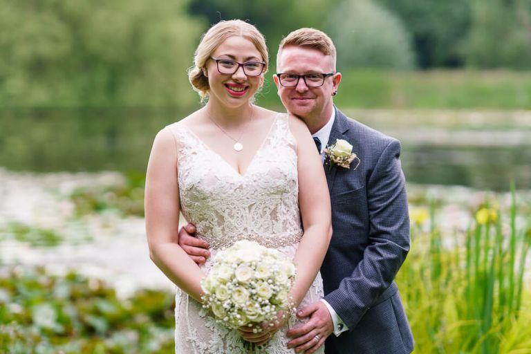 keely and dan get married at bennetts water gardens