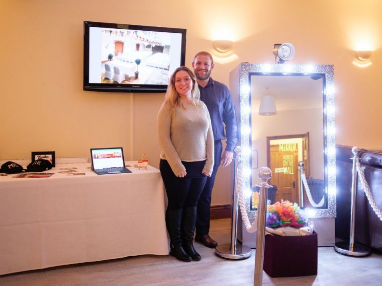 victorian barn wedding showcase - smileybooth